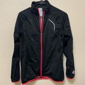 Salomon Windstopper Women Track Jacket Outdoor Full Zip Stretch running size XS